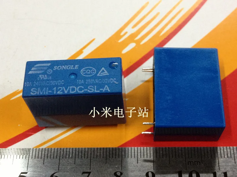 SMI-12VDC-SL-A Song Le реле 4 фута нормально открытый 10A 250VAC 14F SMI-S-112LM | Обустройство дома