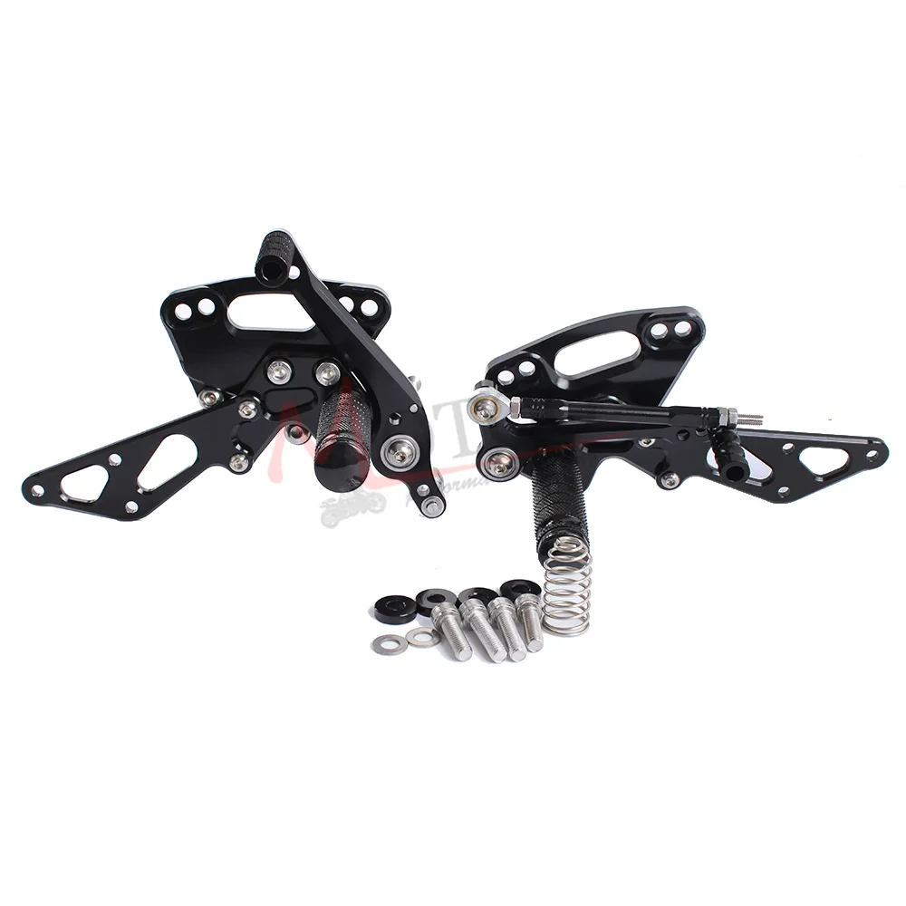 Полный CNC алюминиевый мотоцикл регулируемая подножка педаль Rearsets задние наборы