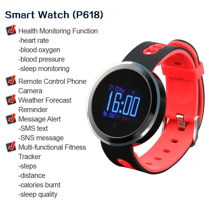 

Noproblem Remote Camera silicone wristband sport pedometer fitness tracker bracelet