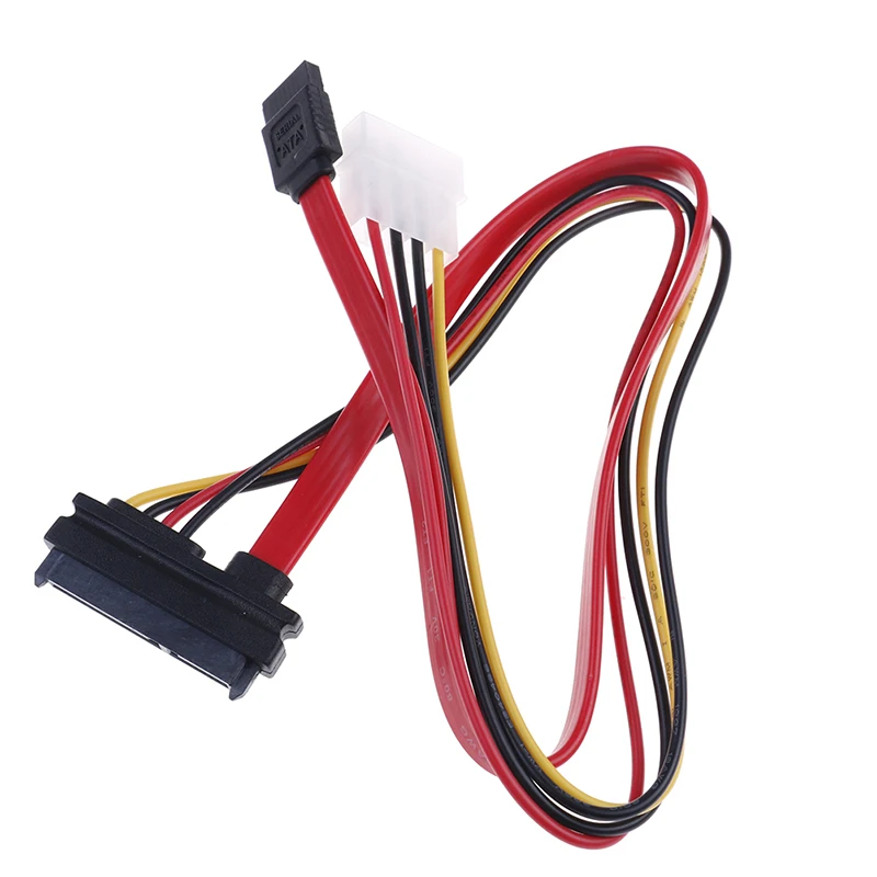 

1pc SATA Cable 50cm SATA Interface To ESATA Port Large 4pin Power Interface Conversion Cable