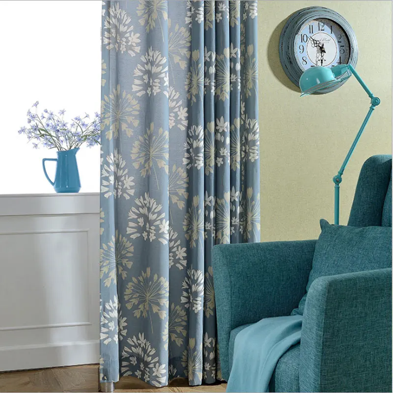 American style Rustic Living Room Curtains Interior Decoration home