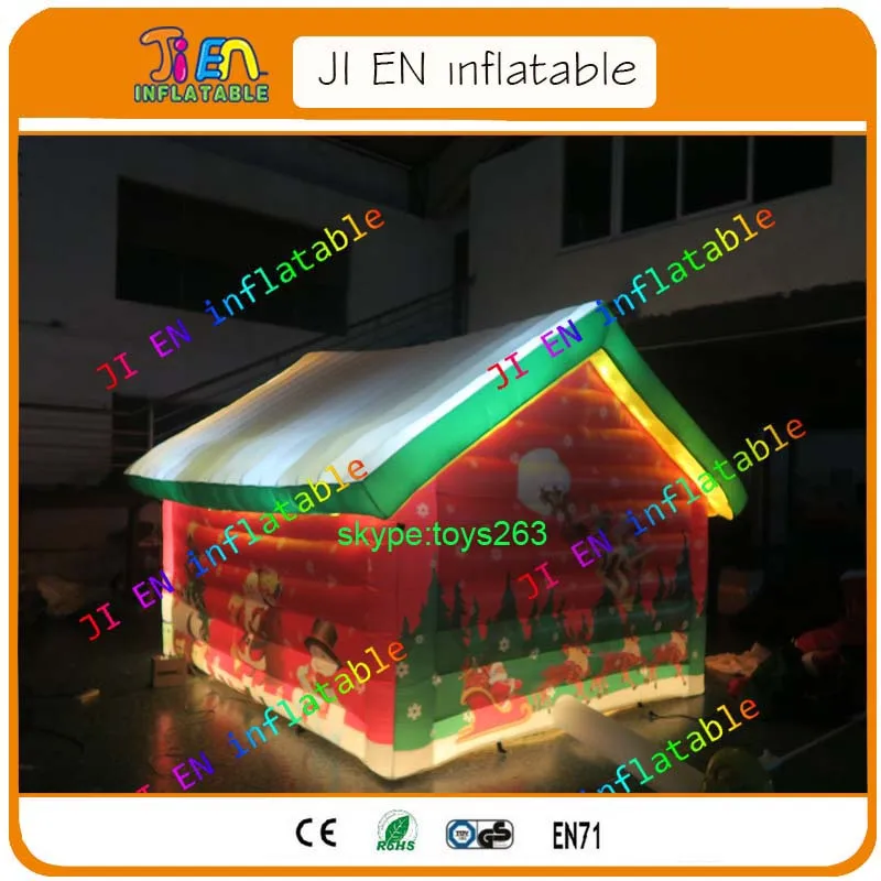 Free-air-ship-to-door-4-3-3M-13-10-10ft-inflatable-christmas-house-giant-inflatable (2)