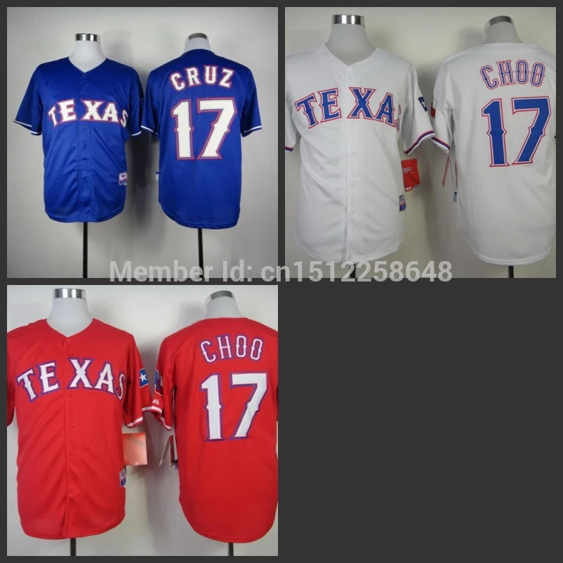 Texas rangers jersey aliexpress Clearance