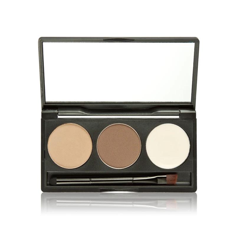 

MELOISION Brand Mineral Eyebrow Cake Powder Makeup Palette Waterproof Long Lasting Eye Shadow Eye Brow Gel Set Kit Cosmetics