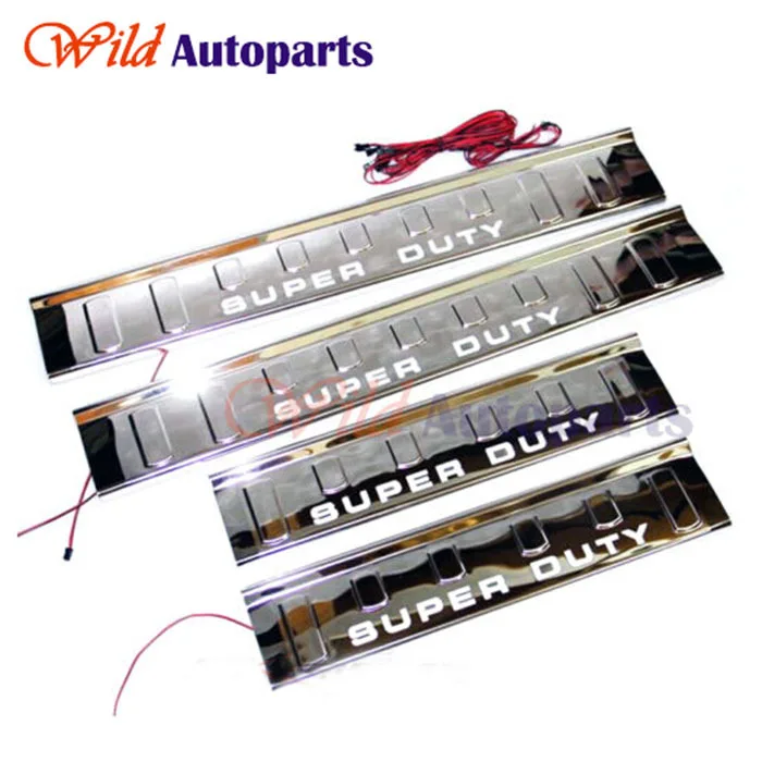 Stainless steel Super Duty Blue Illuminated LED Do...