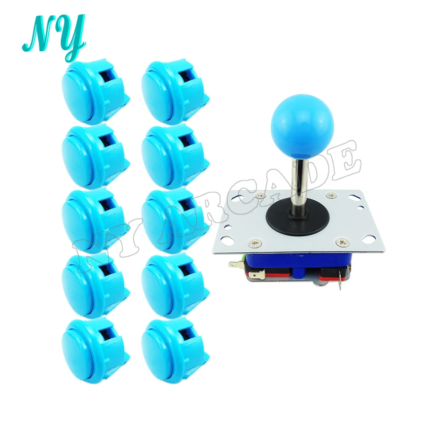Аркадный джойстик сделай сам комплекты запчастей zippy microswitch + 10 копий Sanwa 30 мм