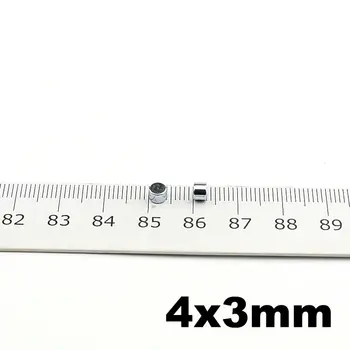 

N42 Tinny Strong Magnetics NdFeB Small Magnet Disc Dia. 4x3mm Precision Neodymium Sensor Magnets Teaching Study 200pcs