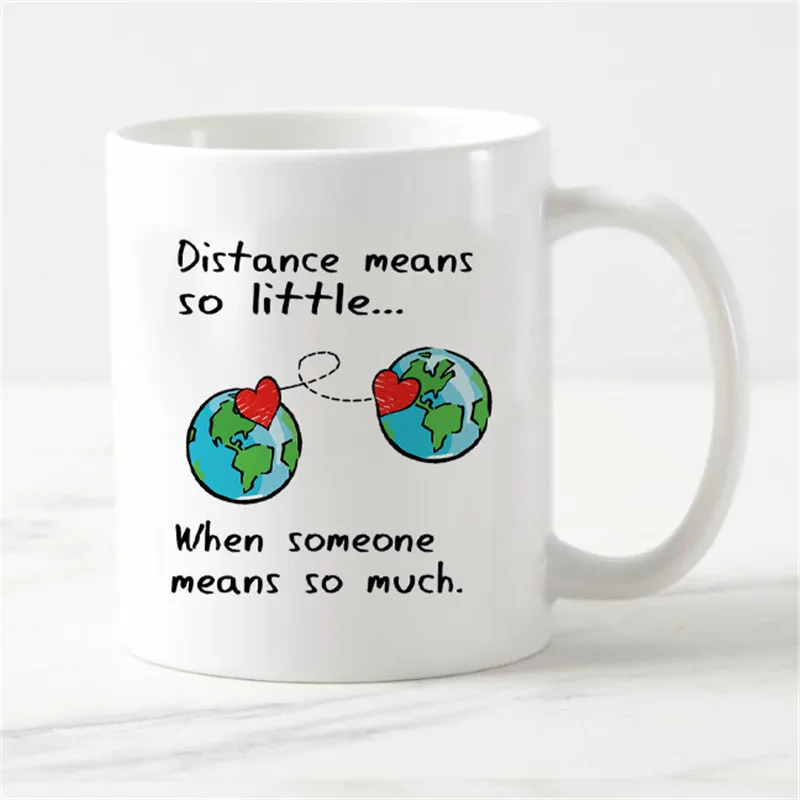 Шикарная волшебная кружка на большое расстояние с надписью Love Valentine Anniversary Gifts