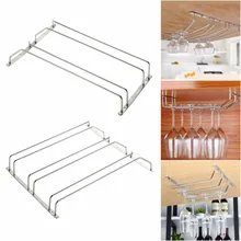 2/3 строк из нержавеющей стали, винный стеллаж, Висячие бокалы, держатели бокалов для шампанского, спиртовой спирт, домашний бар, паб, Ресторан