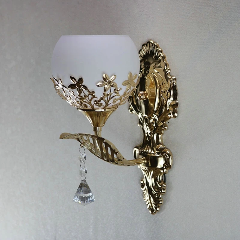 Lâmpada de Parede Decoração para Casa Luz da Parede Moderna Estilo Europeu Ouro Quarto Lâmpadas Leitura Corredor Escadas Luz Luminária Led 5 ouro luz da parede quarto lâmpadas leitura