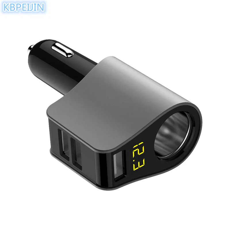 

HO 3USB Car Charger Display Voltage Current LED Voltage detection for Land Rover discovery 2 3 4 freelander 1 2 Accessories