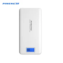 Оригинал Pineng Power Bank 20000 мАч PN 999 Внешний Блок Батарей питания со СВЕТОДИОДНОЙ Indicater Для iphone6s Android phoneTablet ПК