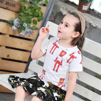 

2018 Spring And Summer New Explosion Models Children's Clothing Animal Print Fashion Variety Of Cartoon Men And Women T-shirt