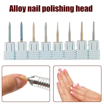 

High Quality New Hot Nail Art Grinding Heads Tungsten Steel Polishing Milling Manicure Pedicure Nail Supplies