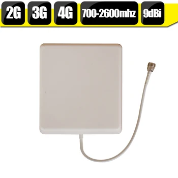 

700mhz-2700hz GSM 2G 3G 4G LTE Mobile Phone Antenna N Type 9dBi Gain Indoor Panel Internal Cellphone Antenna For Signal Booster