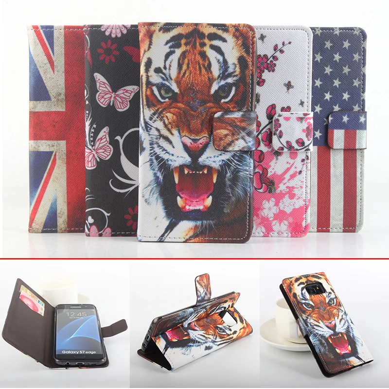 

For Samsung Galaxy S9 Case flip Leather Case For Samsung S8 Moblie Phone Bag Case For Samsung S7 S6 Edge Protective Wallet Cover