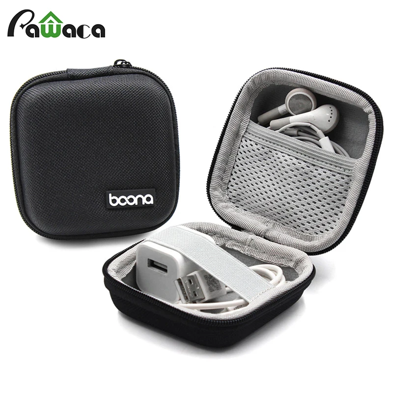 حالة المحمولة سماعة سماعات حقيبة سماعة اكسسوارات تخزين مربع السفر حالة الغطاء ل سماعات أذن كابل