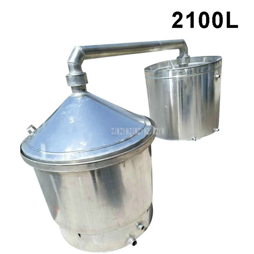 2100L Large Commercial Professional Wine Brewing Equipment Aluminum