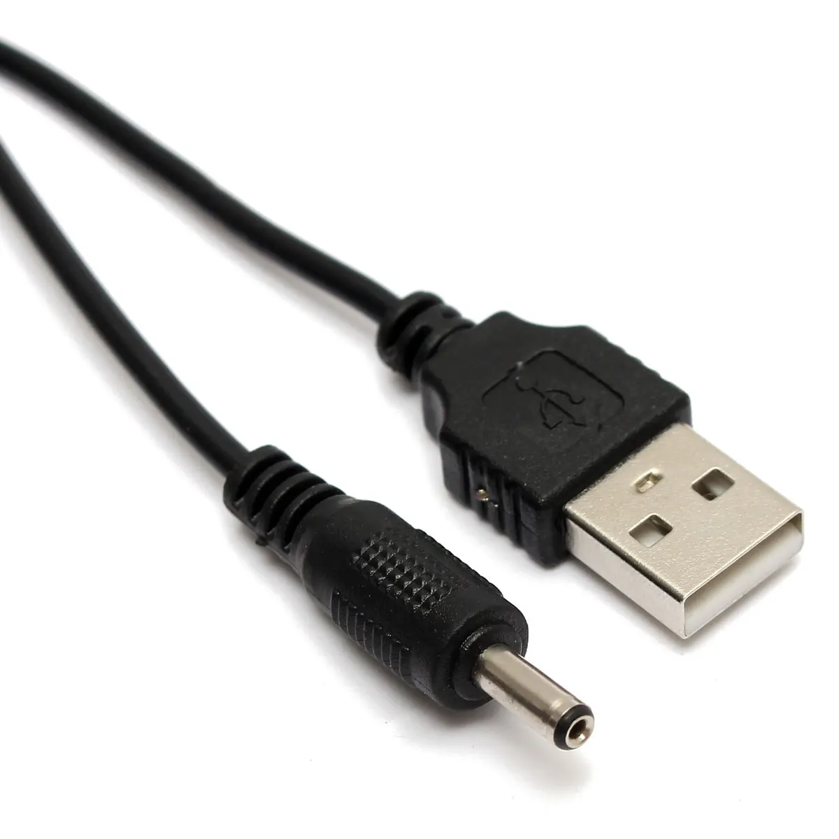 DC 5 в 45 см зарядное устройство штепсельный Кабель-адаптер USB-A до 3,5 мм баррель мужской 3,5*1,35 мм зарядное устройство USB кабель
