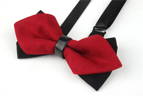 Модный коммерческий свадебный смокинг, свадебные галстуки-бабочки для мужчин, галстук-шарф для вечеринки - Цвет: Красный