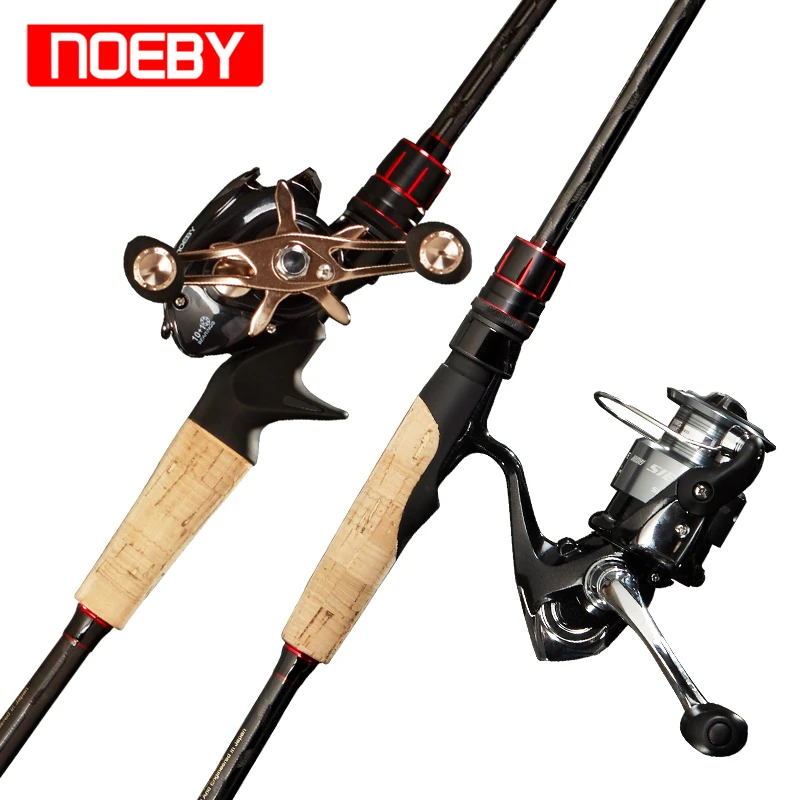 NOEBY 1 98 м/2 13 29 44 м быстрое спиннинговое/кастинговое удилище m/ML/MH 95% карбоновое