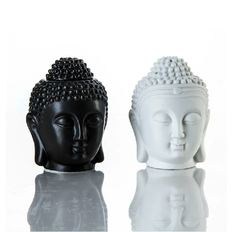 Buddha Head Aroma Essential Oil Ceramic Aromatherapy Oil Incense Burner Diffuser Indian Incense Buddha Tibetan Incense Burner-in Figurines & Miniatures from Home & Garden on Aliexpress.com | Alibaba Group