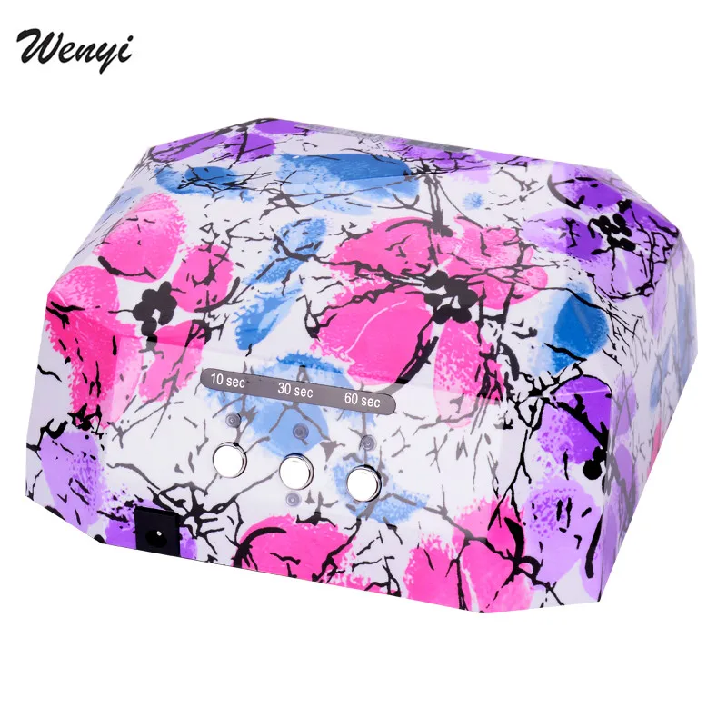 

Free Shipping 36W UV Lamp LED Nail Dryer Light CCFL Diamond Shaped Curing Sensor Machine for UV Gel Nail Polish Nail Art Tools