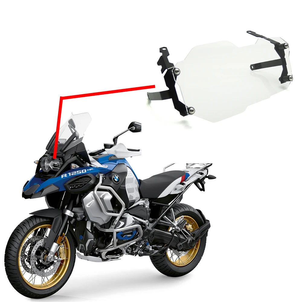 Защитная линза для фар мотоцикла прозрачные аксессуары BMW R1250GS R1200GS R 1200 GS adv LC