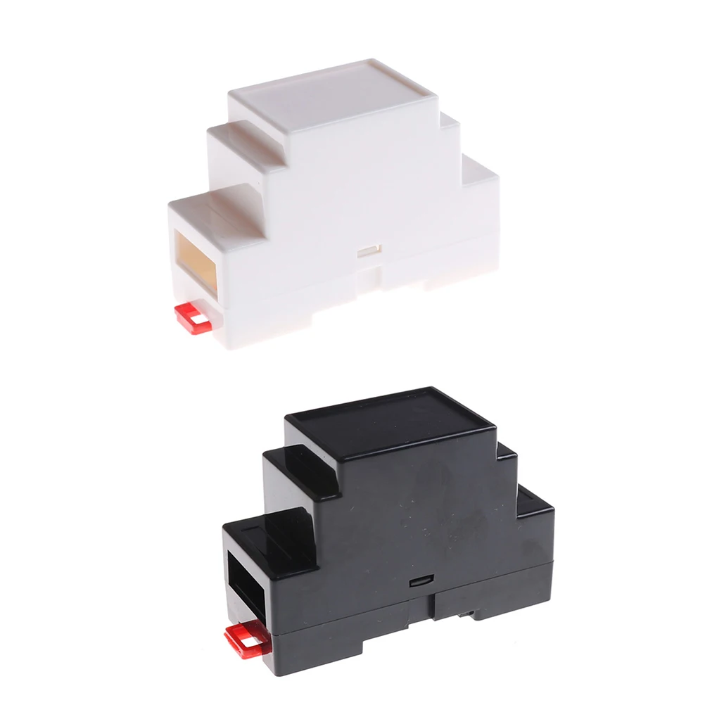 1 шт 88x37x59 мм DIN Rail распределительная коробка ПЛК пластиковая для электроники Project