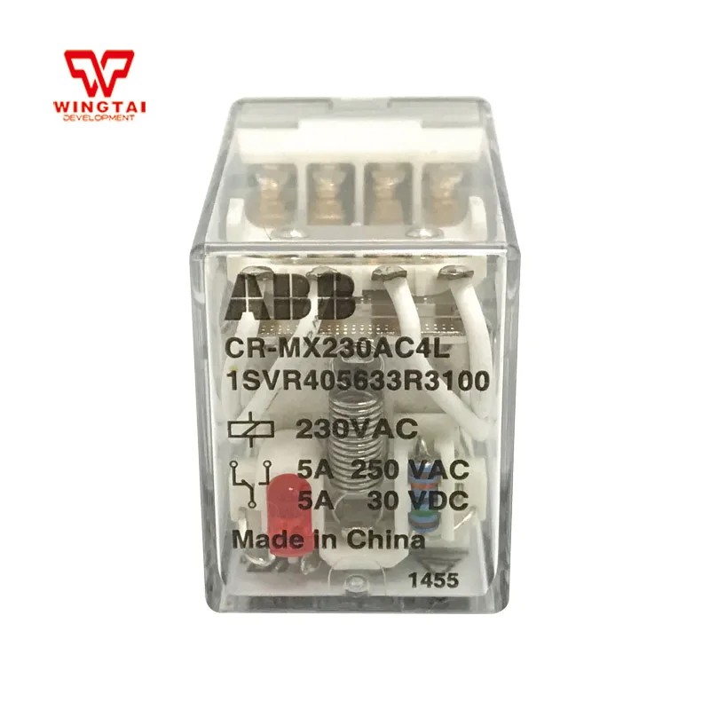 Ac220v Abb Power Relay Switch Crmx230ac4l 1.8w Electronic Relay Switch