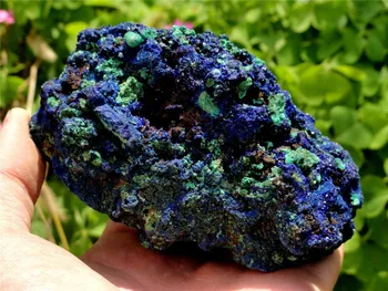 

530g TOP NATURAL blue azurite CRYSTAL SPECIMEN HEALING