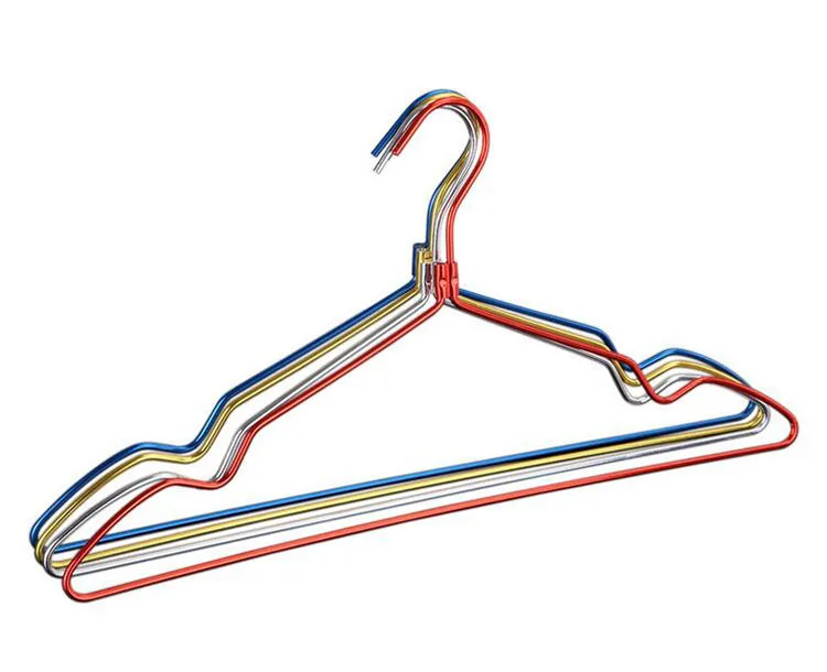 Top quality Colorful Aluminum Alloy Hanger for Clothes,Strong Metal