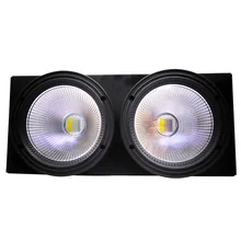 Светодиодный COB освещение для аудиторий для DJ диск эффект освещения Свадебные 2 глаза заливающее освещение 2x100W матрица заливающего света