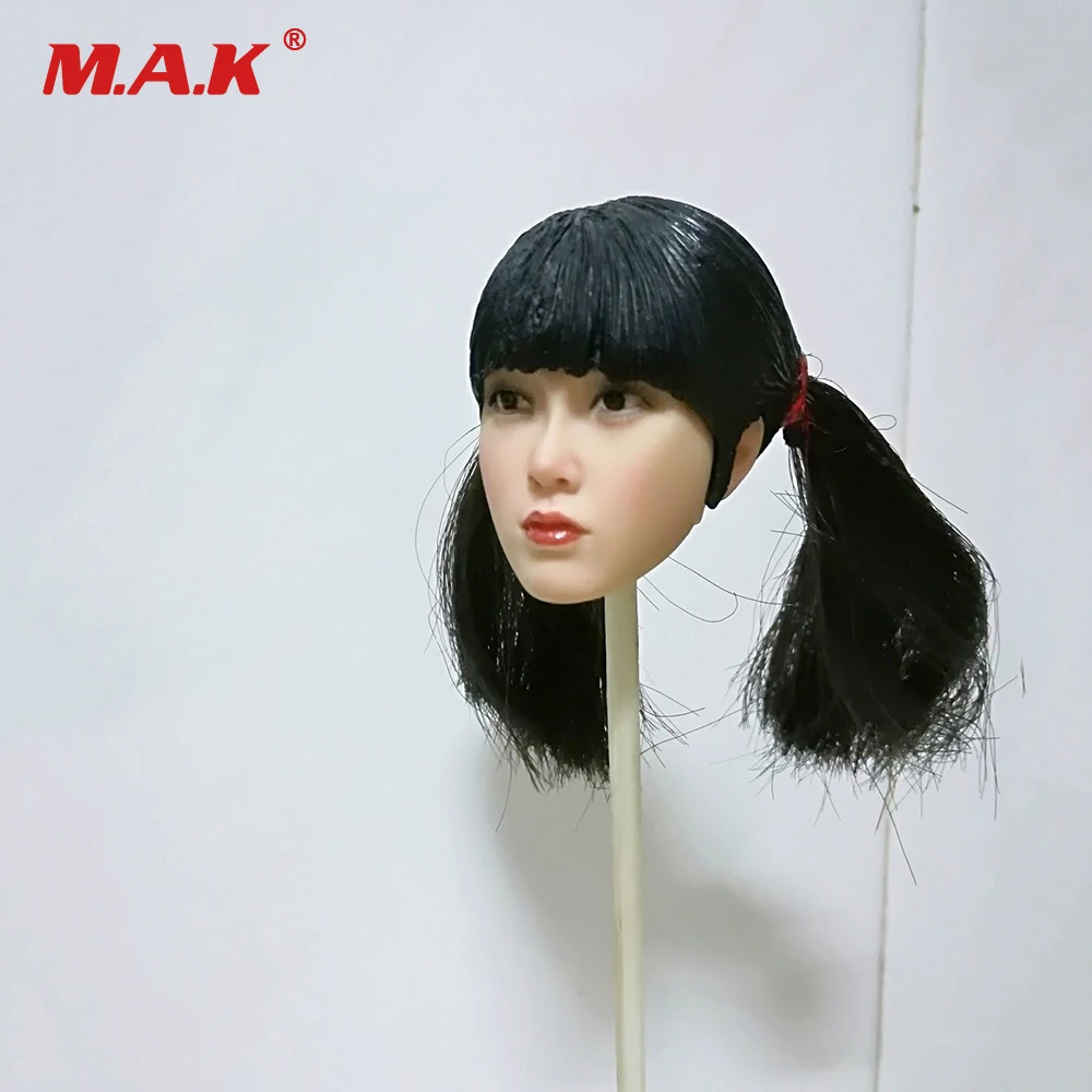 1//6 Girl Head Sculpt Carved Model Cute Female Toy for 12/" Action Figure Body