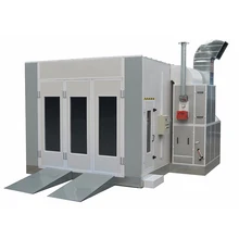 Хорошая цена распылительная кабина для аэрозольной покраски с водяным занавесом