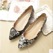 Winersweet дамская обувь с цветочным принтом большие размеры(4–12) женские туфли на платформе с шипами обувь с заостренным узким носком комплект обуви с сумочкой в итальянском стиле обувь на плоской подошве для беременных