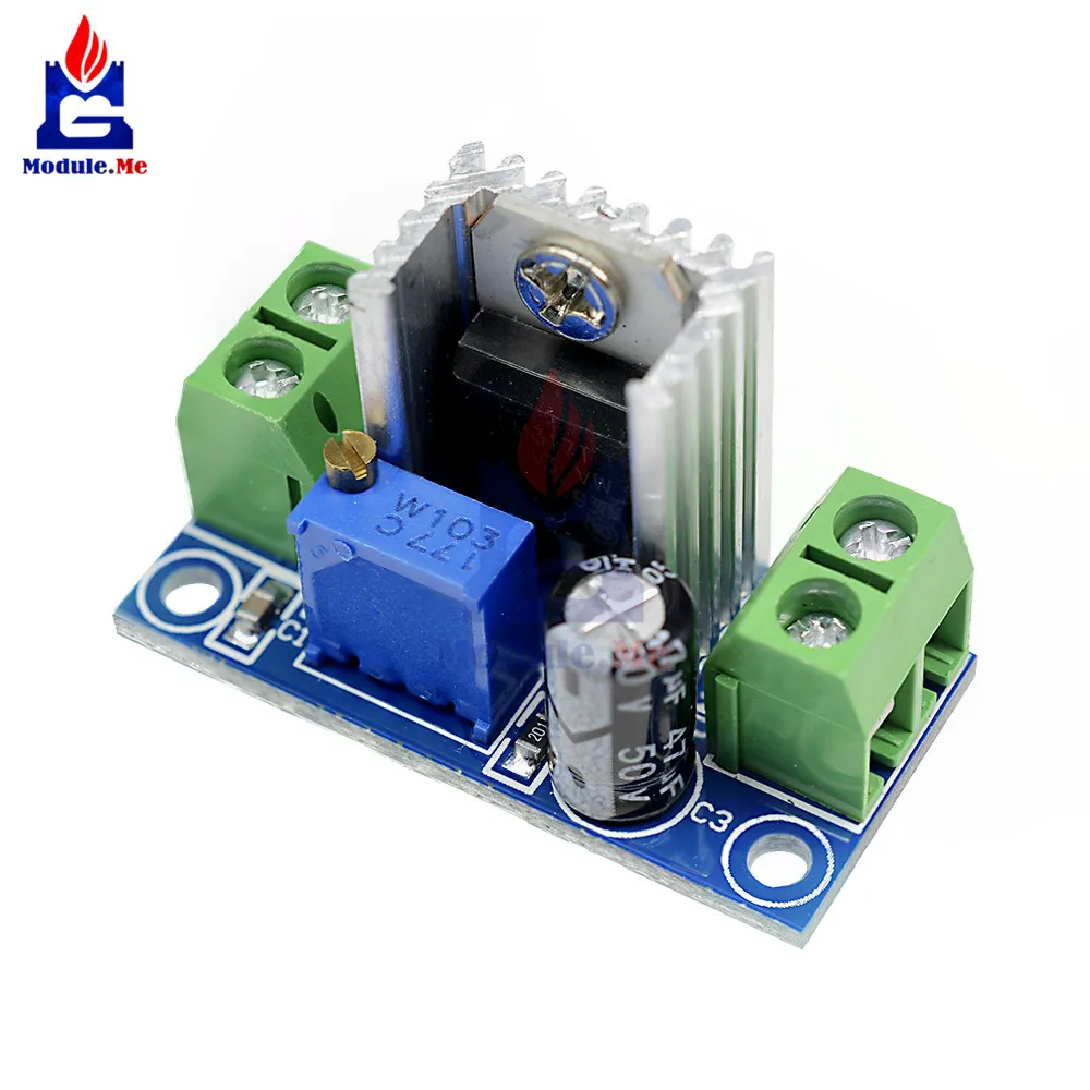

DC-DC Linear Converter Buck Step Down LM317 Low Ripple Board Power Supply Adjustable Linear Regulator Module