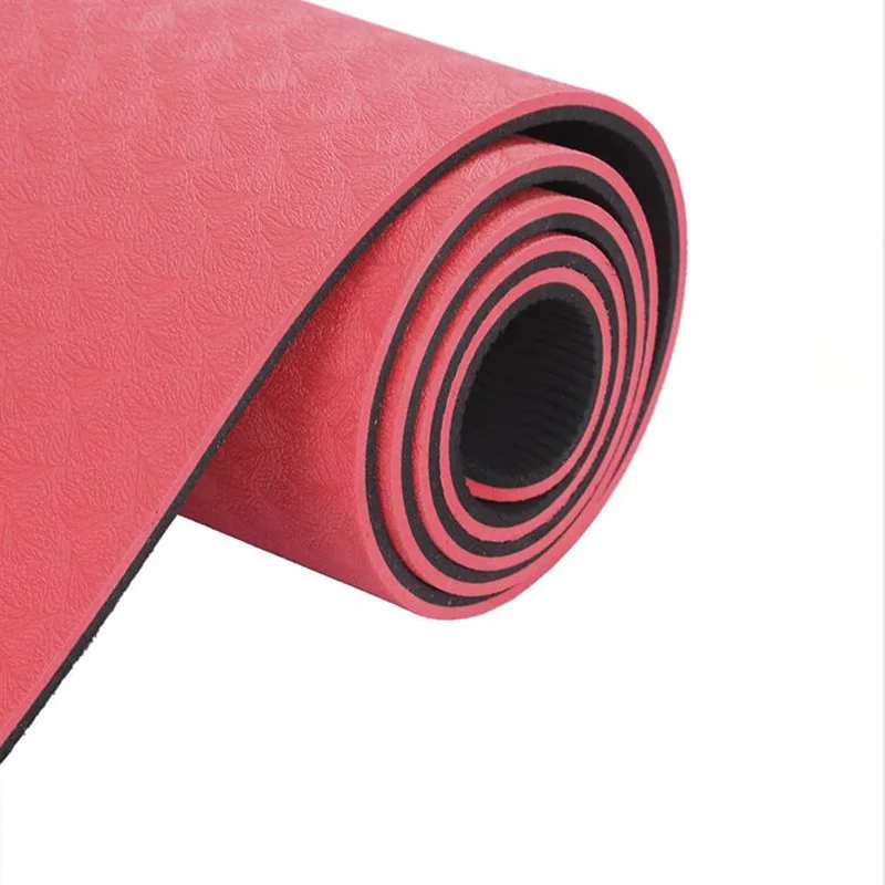 Esterilla Acupresion TPE Yoga Mat 6mm 183*61cm Double Color Gym Mat Non-slip acupressure Mat For Yoga Fitness Mat Yoga Mats