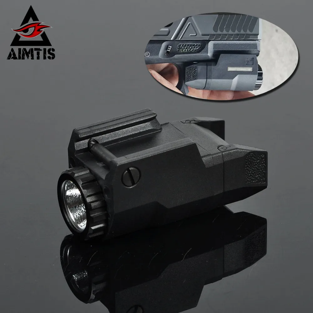 AIMTIS Tac X400 лазерный светильник, комбинированный светодиодный оружейный пистолет, красный лазерный фонарик, тактическое оружие, светильник для скаута, монтируемый на рельсах для охоты