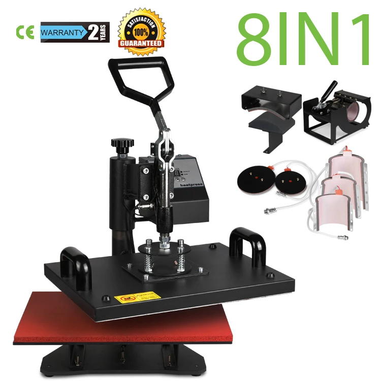 

US STOCK VEVOR 12 X 15 Inch 8 in 1 Heat Press Digital LCD Controller T shirts Press Machine Swing Away Design Heat Press Machine