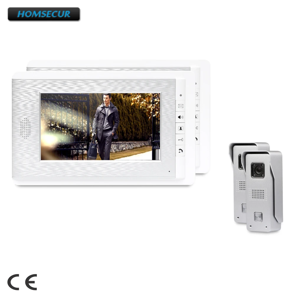 

HOMSECUR 7inch Hands-free Video Door Entry Call System with Mute Mode for Home Security : XC002+XM708-S