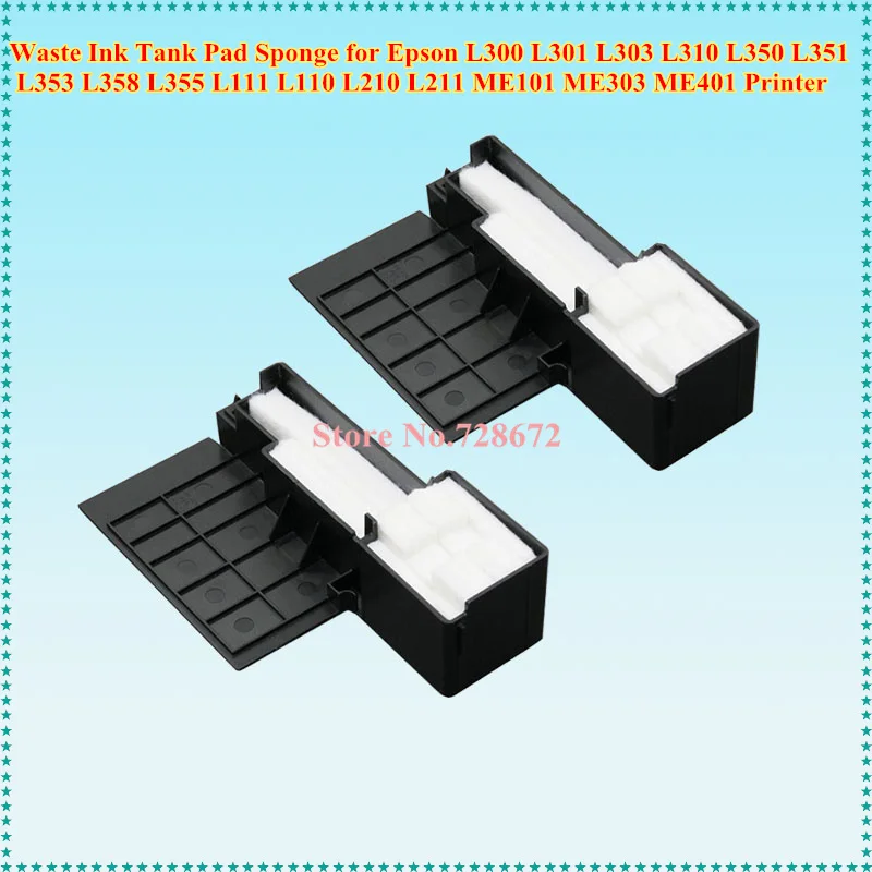 

6sets Waste Ink Tank Pad Sponge for Epson L300 L301 L303 L350 L351 L353 L358 L355 L111 L110 L210 L211 Printer