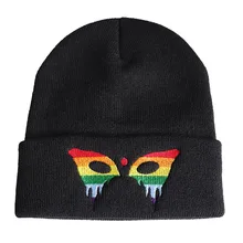 Вечерние шапки-маски, модные шапочки, дизайн, вышивка бабочкой, забавные женские и мужские шапки Скалли, Прямая, подарок для мальчиков девочек, шапки