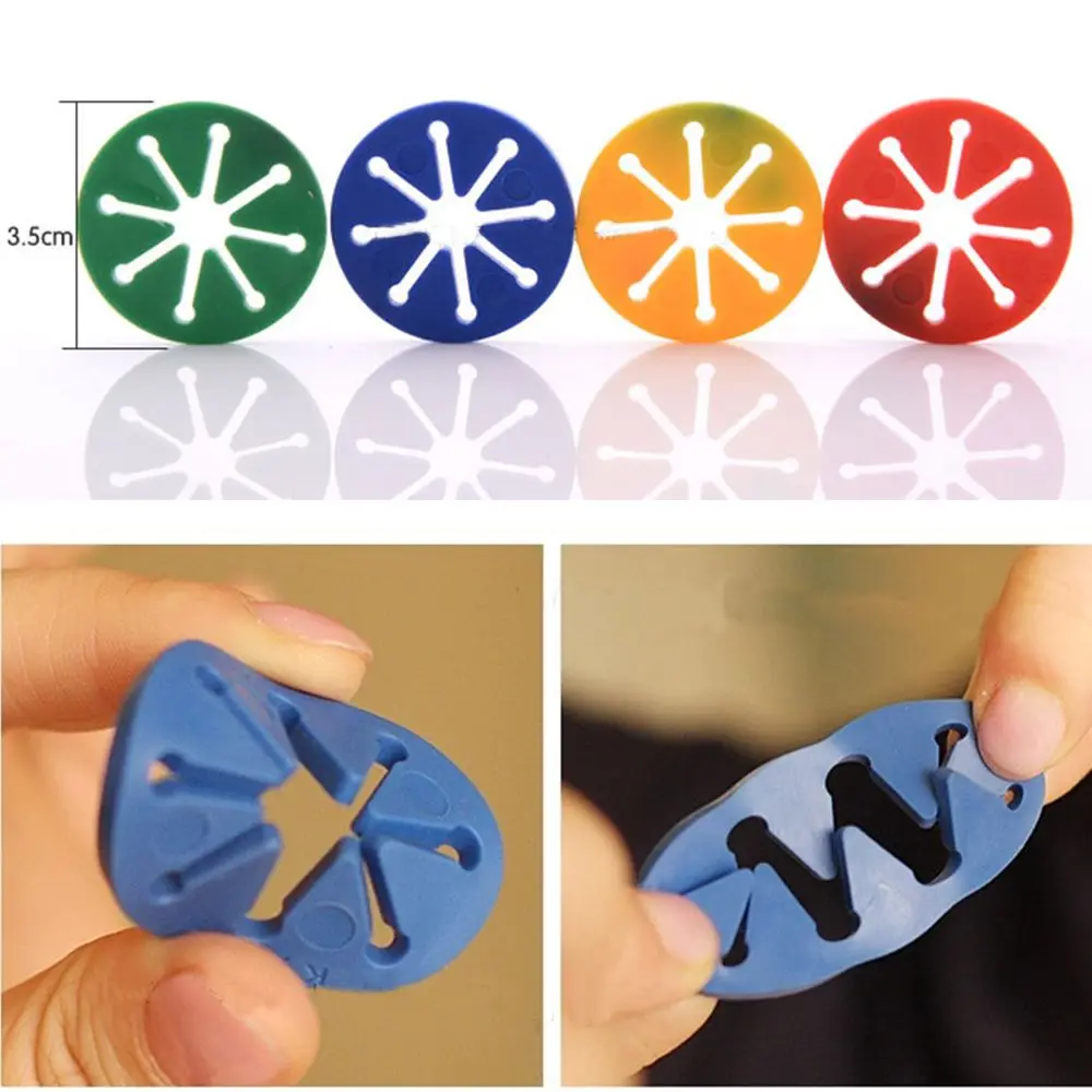

7Pcs Colorful Sock Holder Rings Socks Organizer Sorters Locks Clips Home Laundry Clothes Pegs Clips Random Color