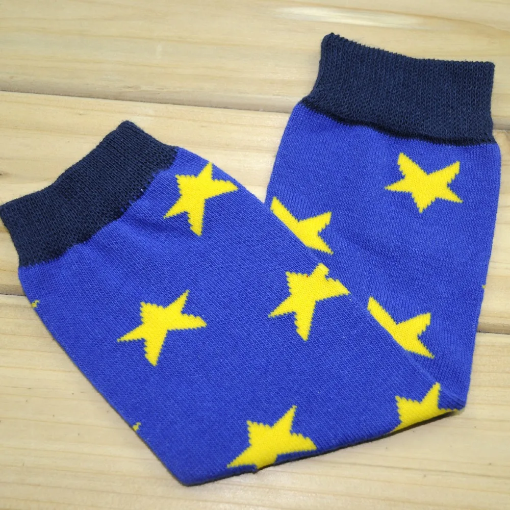 new 2016 baby blue leg warmers with big 5 Star boys star leg warmer