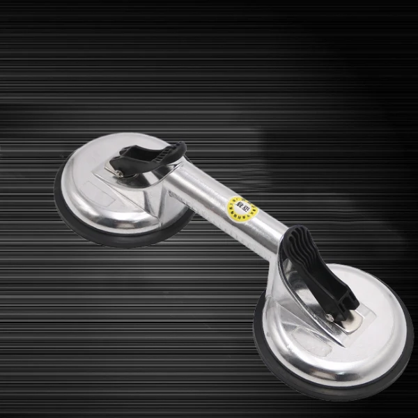 Goede 105Kg Zuig Dubbele Kopjes Dent Remover Sucker Aluminiumlegering Puller Voor Auto Glas Pad