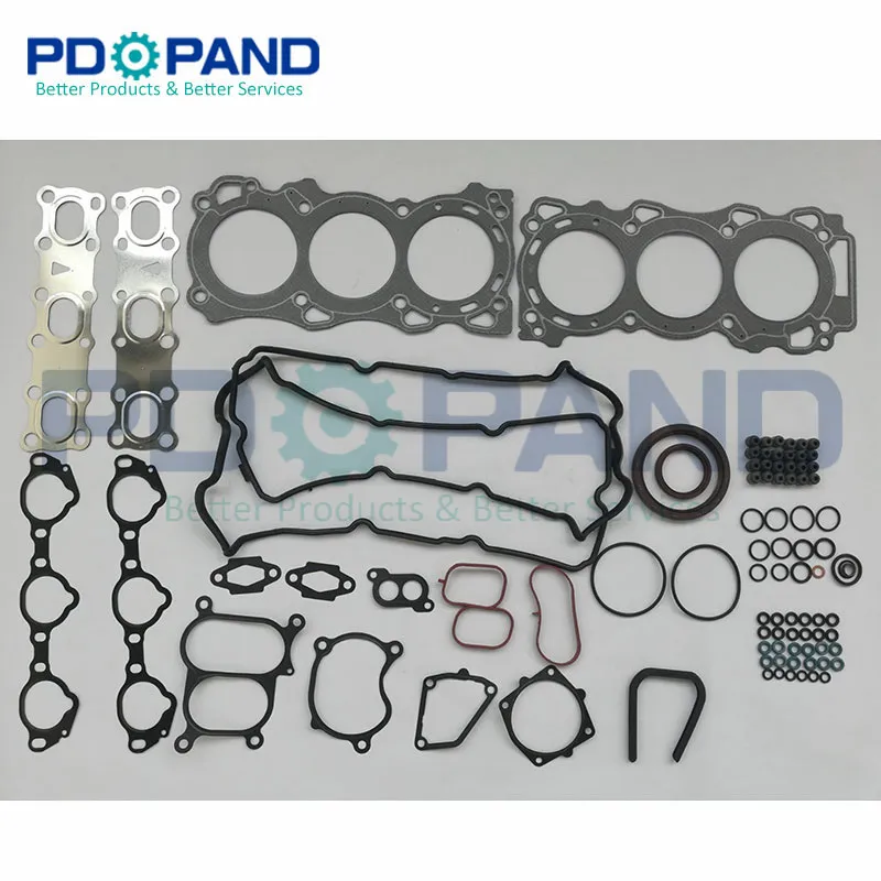 Полный комплект прокладок двигателя VQ40 VQ40DE 10101EA225 для Nissan PATHFINDER (R51) 4 0 4WD HARDBODY (D22)4.0L