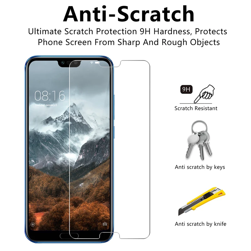 Закаленное защитное стекло 2.5D для Huawei Honor 30 Pro 30S 20 Lite 20S 20i 9 9X 9I 9N Play 9A|Защитные