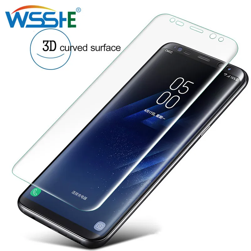 

Full Cover Screen Protecto For Samsung Galaxy S8 S9 Plus 3D Screen Protector Film S7 Edge Note 8 9 S10 Plus lite S6 Cover cases