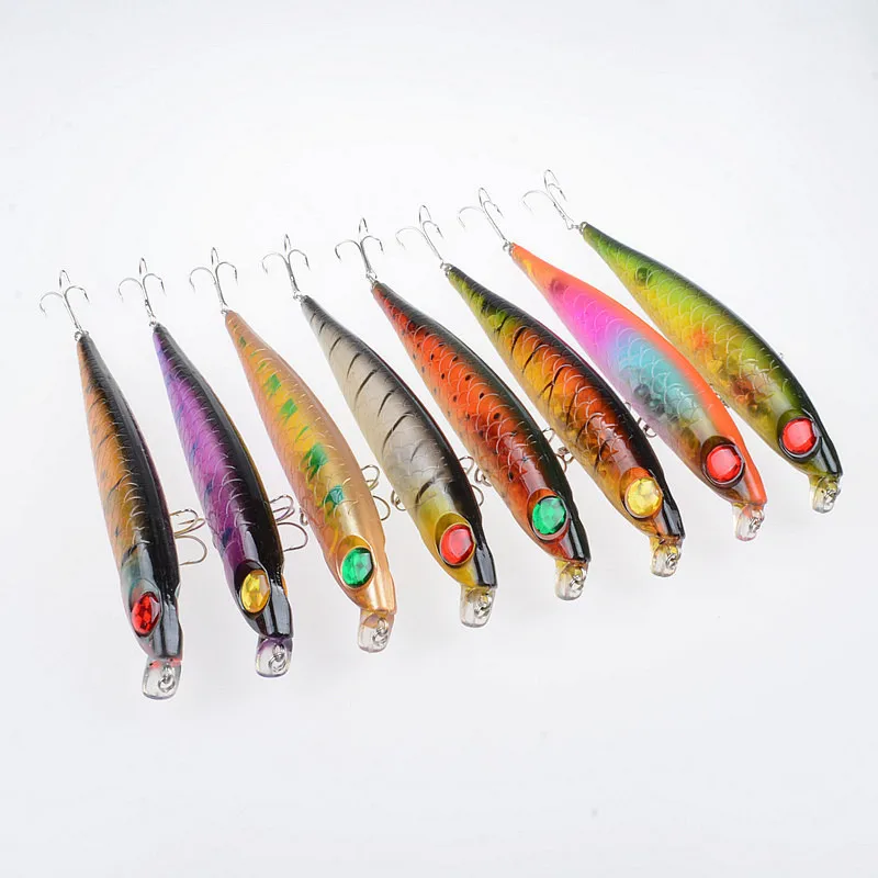 1 шт. морской рыбалки блесна воблер 17 см 39 г Гольян Crankbait с 2 # рыболовный крючок бас